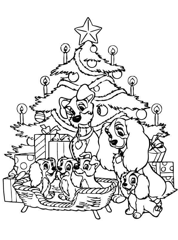 Kidsnfun Kleurplaat Kerstmis Disney Kerstmis Disney